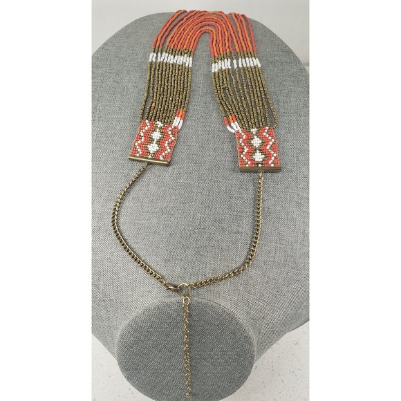 Vintage Native American Multi Strand Necklace - Picture 9 of 10